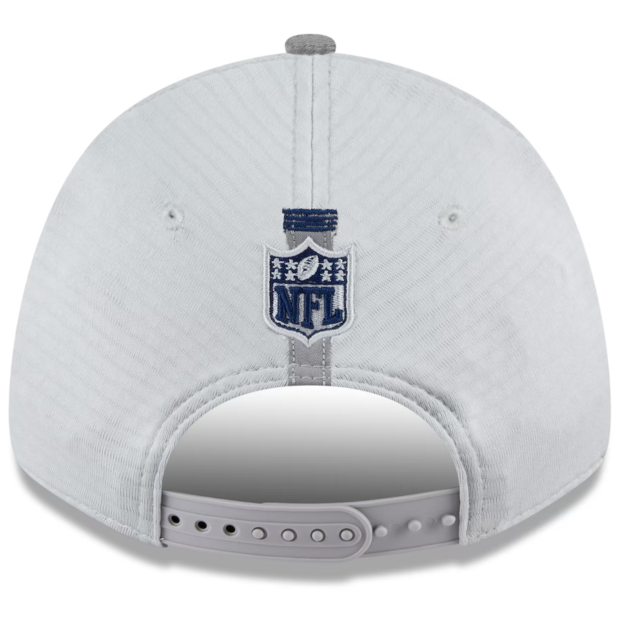 DALLAS COWBOYS 2024 NFL TRAINING CAMP 9FORTY-STRETCH SNAP HAT - GRAY HEATHER