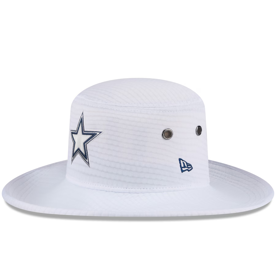 DALLAS COWBOYS 2024 NFL TRAINING CAMP PANAMA BUCKET HAT - WHITE
