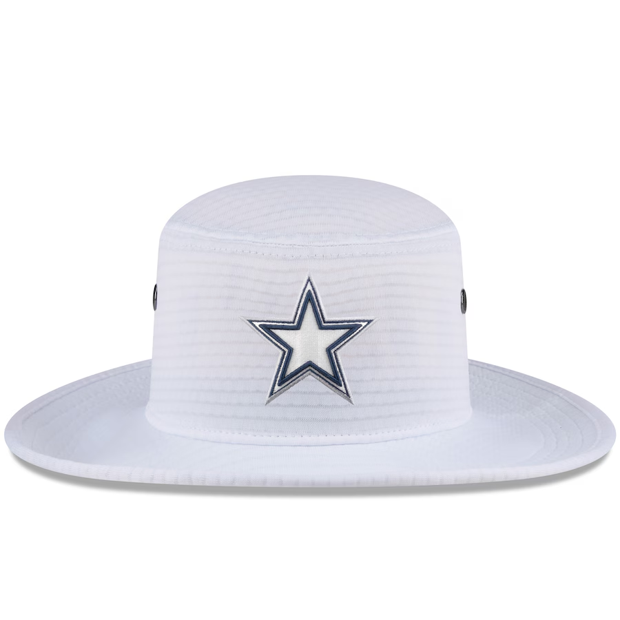 DALLAS COWBOYS 2024 NFL TRAINING CAMP PANAMA BUCKET HAT - WHITE