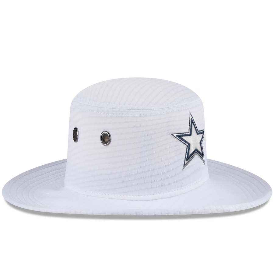 DALLAS COWBOYS 2024 NFL TRAINING CAMP PANAMA BUCKET HAT - WHITE