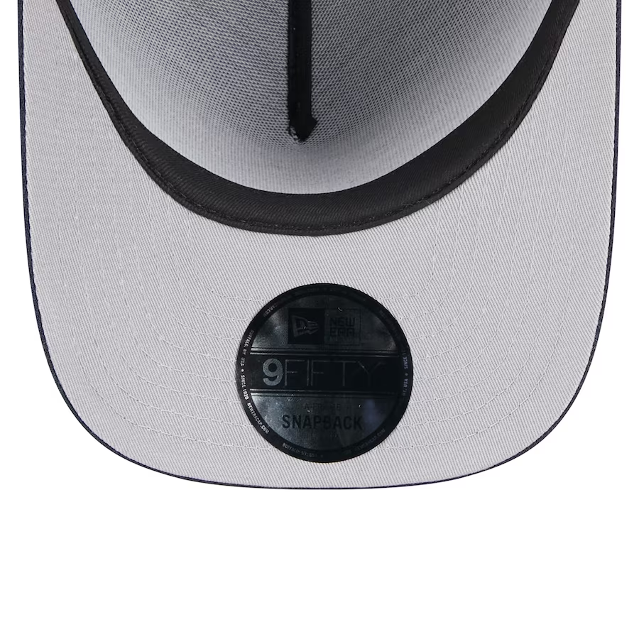 DALLAS COWBOYS 2025 NFL DRAFT 9FIFTY A-FRAME SNAPBACK HAT - BLACK/NAVY
