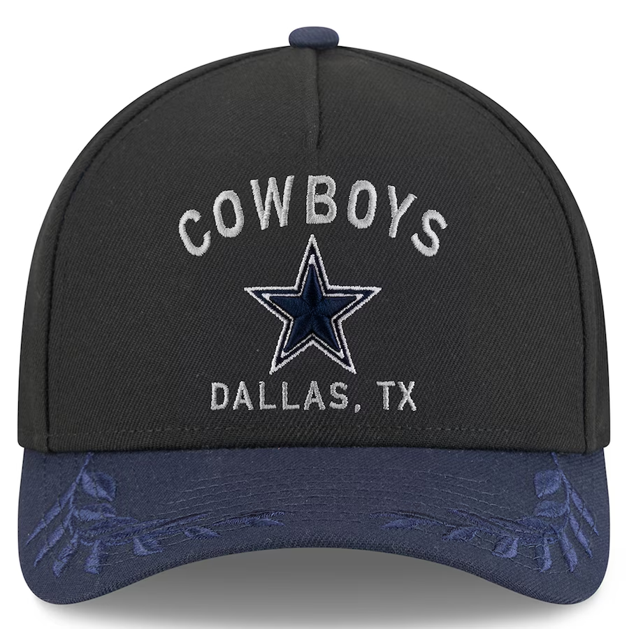 DALLAS COWBOYS 2025 NFL DRAFT HAT 39THIRTY FLEX FIT - BLACK/NAVY