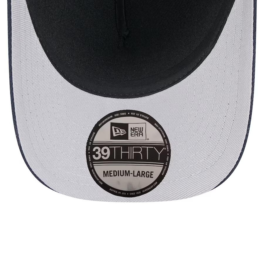 DALLAS COWBOYS 2025 NFL DRAFT HAT 39THIRTY FLEX FIT - BLACK/NAVY