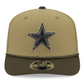 DALLAS COWBOYS 2025 NFL SALUTE TO SERVICE 9SEVENTY ADJUSTABLE HAT - GREEN