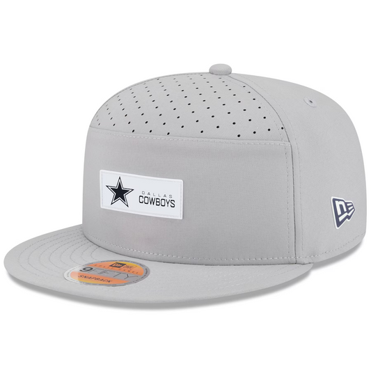 DALLAS COWBOYS 2025 NFL SIDELINE 9FIFTY SNAPBACK HAT - GRAY