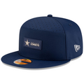 DALLAS COWBOYS 2025 NFL SIDELINE 9FIFTY SPLIT SNAPBACK HAT - NAVY