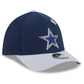 DALLAS COWBOYS 2026 NFL DRAFT 39THIRTY M-CROWN FLEX FIT HAT - NAVY/GRAY