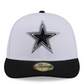 DALLAS COWBOYS 2026 NFL DRAFT 59FIFTY FITTED HAT - WHITE/BLACK