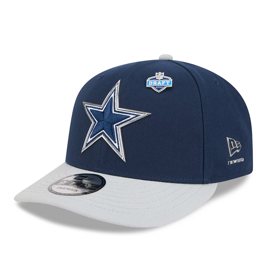 DALLAS COWBOYS 2026 NFL DRAFT 9FIFTY SNAPBACK HAT - NAVY/GRAY