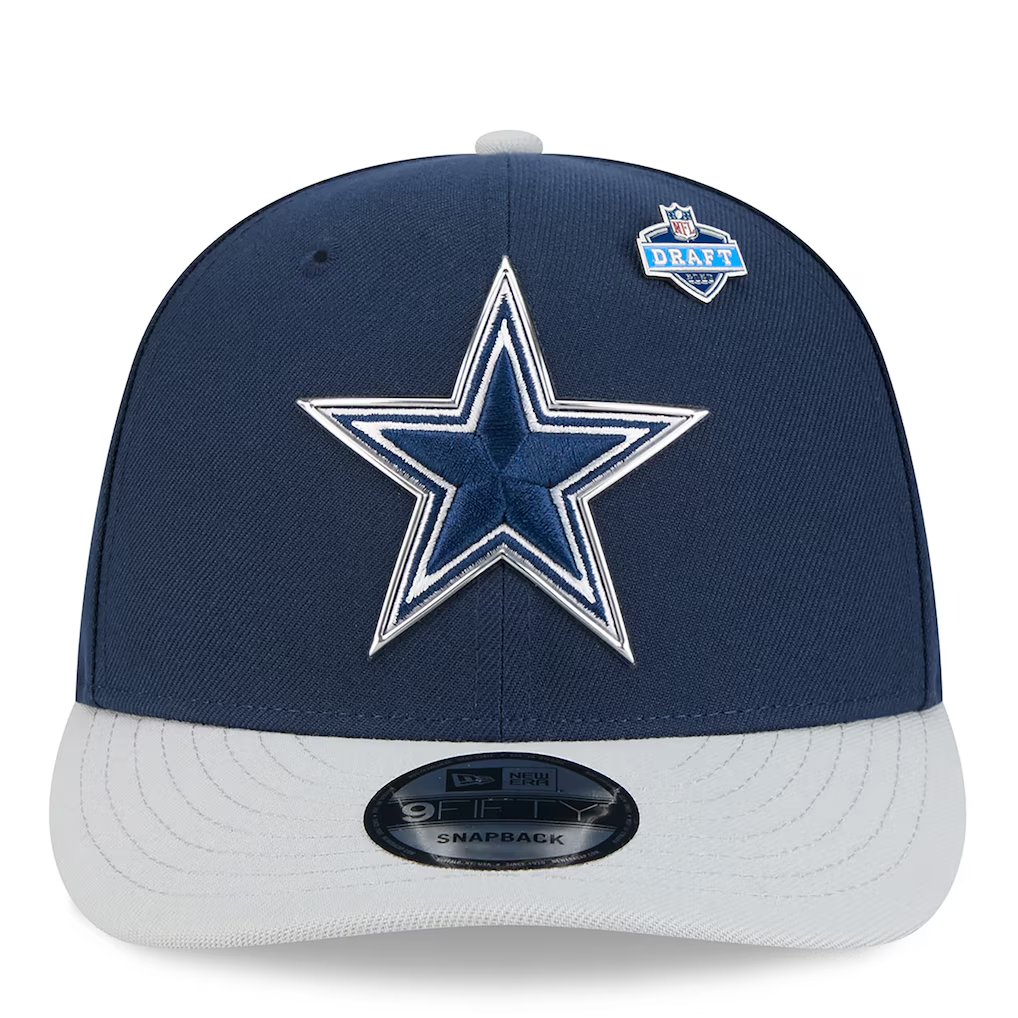 DALLAS COWBOYS 2026 NFL DRAFT 9FIFTY SNAPBACK HAT - NAVY/GRAY