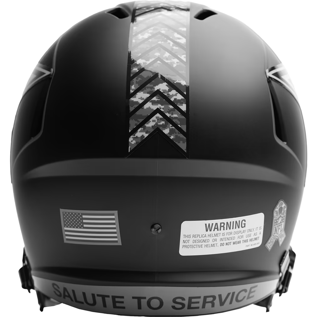 DALLAS COWBOYS 2026 NFL SALUTE TO SERVICE RIDDELL FULL SIZE SPEED REPLICA HELMET