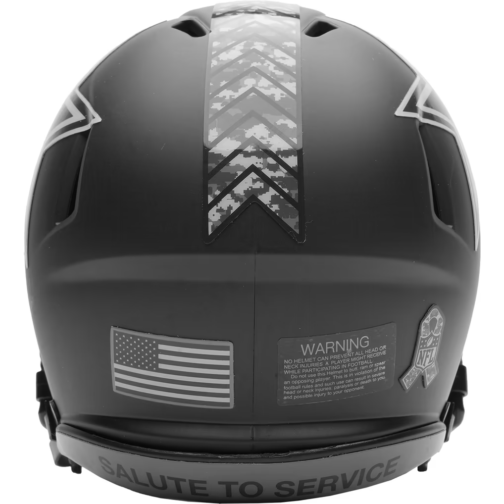 DALLAS COWBOYS 2026 NFL SALUTE TO SERVICE RIDDELL SPEED MINI HELMET
