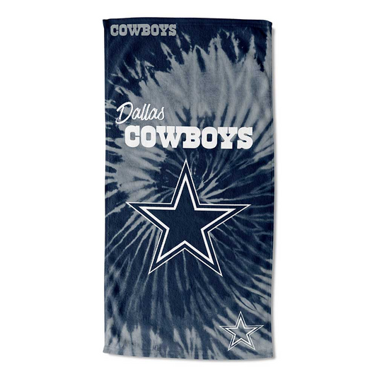 DALLAS COWBOYS 30" X 60" PSYCHEDELIC BEACH TOWEL