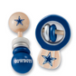 DALLAS COWBOYS BABY WOOD RATTLES