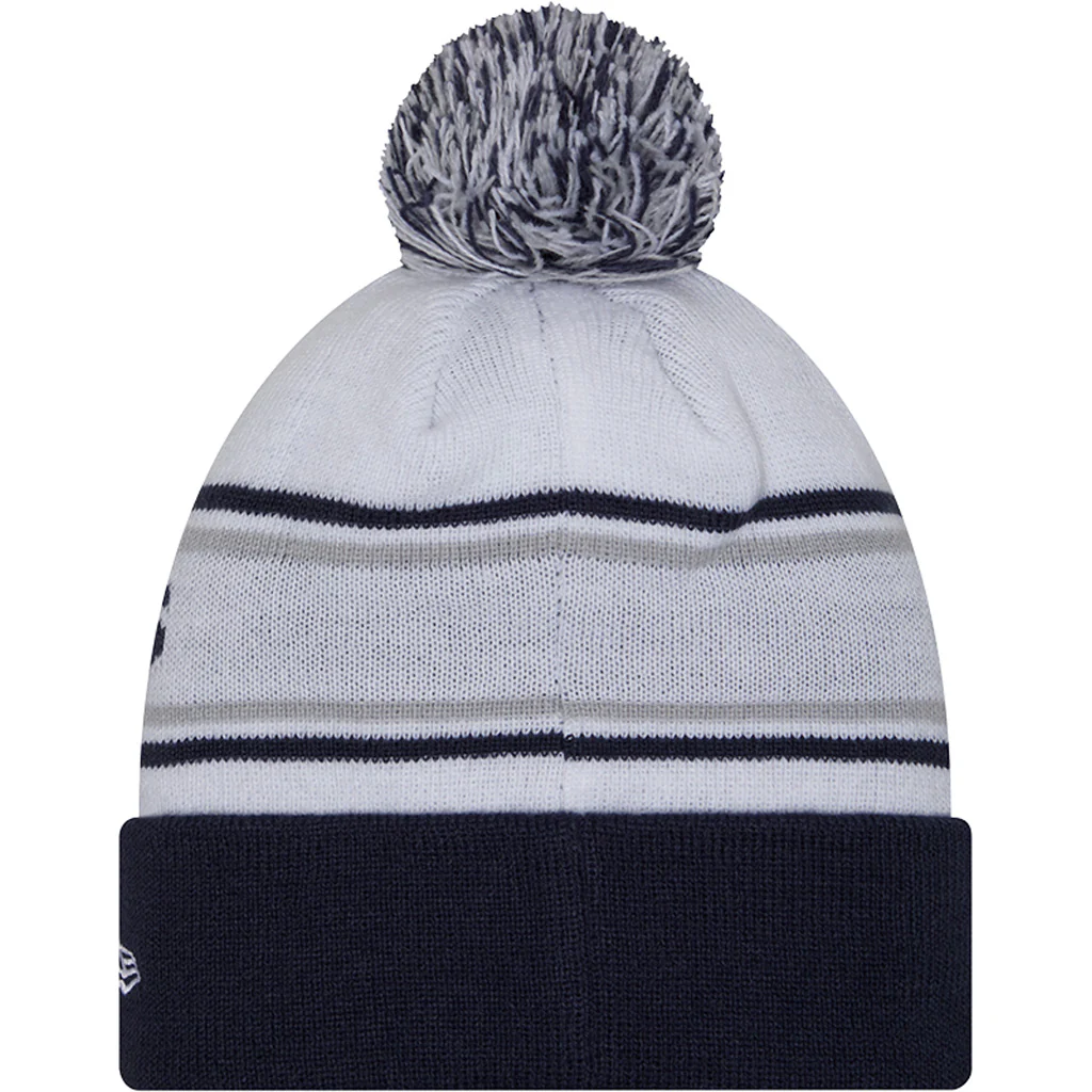 DALLAS COWBOYS BANDED CUFFED KNIT  WITH POM