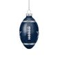 DALLAS COWBOYS BLOWN GLASS FOOTBALL ORNAMENT