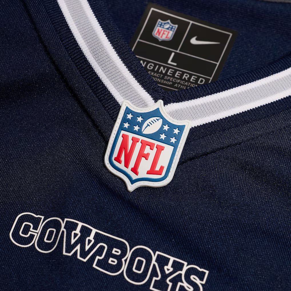 DALLAS COWBOYS CALEB DOWNS MEN'S NIKE TEAM GAME JERSEY - NAVY