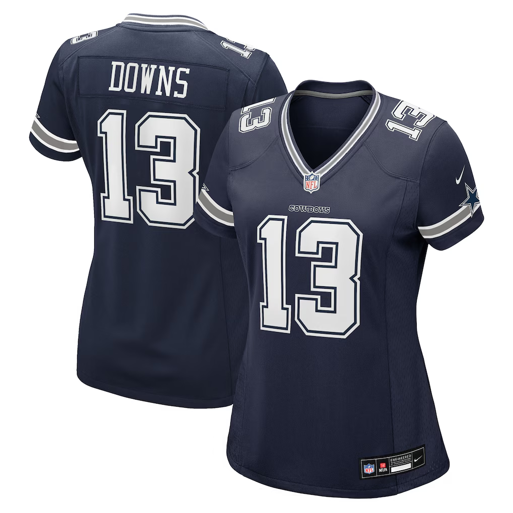 DALLAS COWBOYS CALEB DOWNS WOMEN'S NIKE GAME JERSEY - NAVY