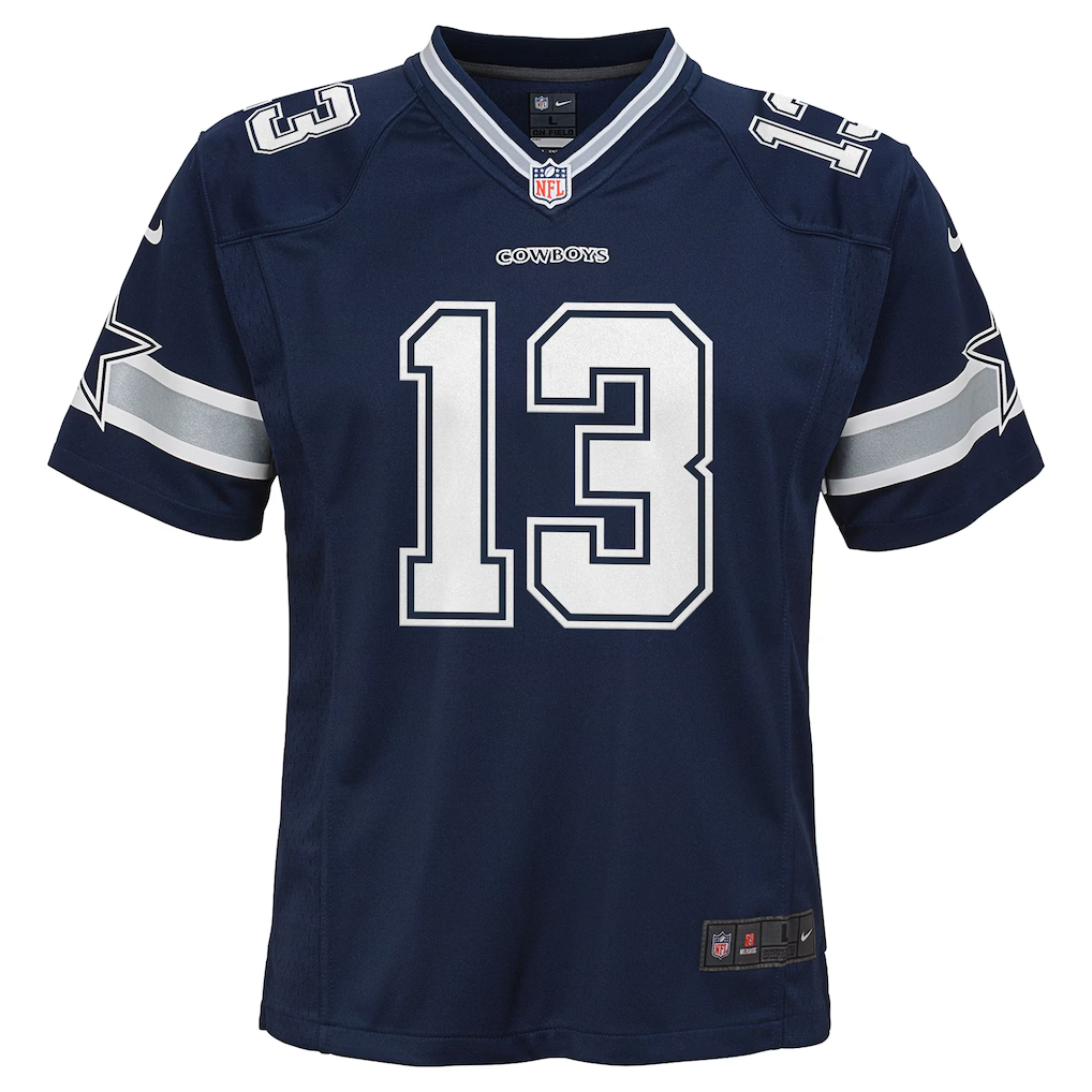 DALLAS COWBOYS CALEB DOWNS YOUTH NIKE GAME JERSEY - NAVY
