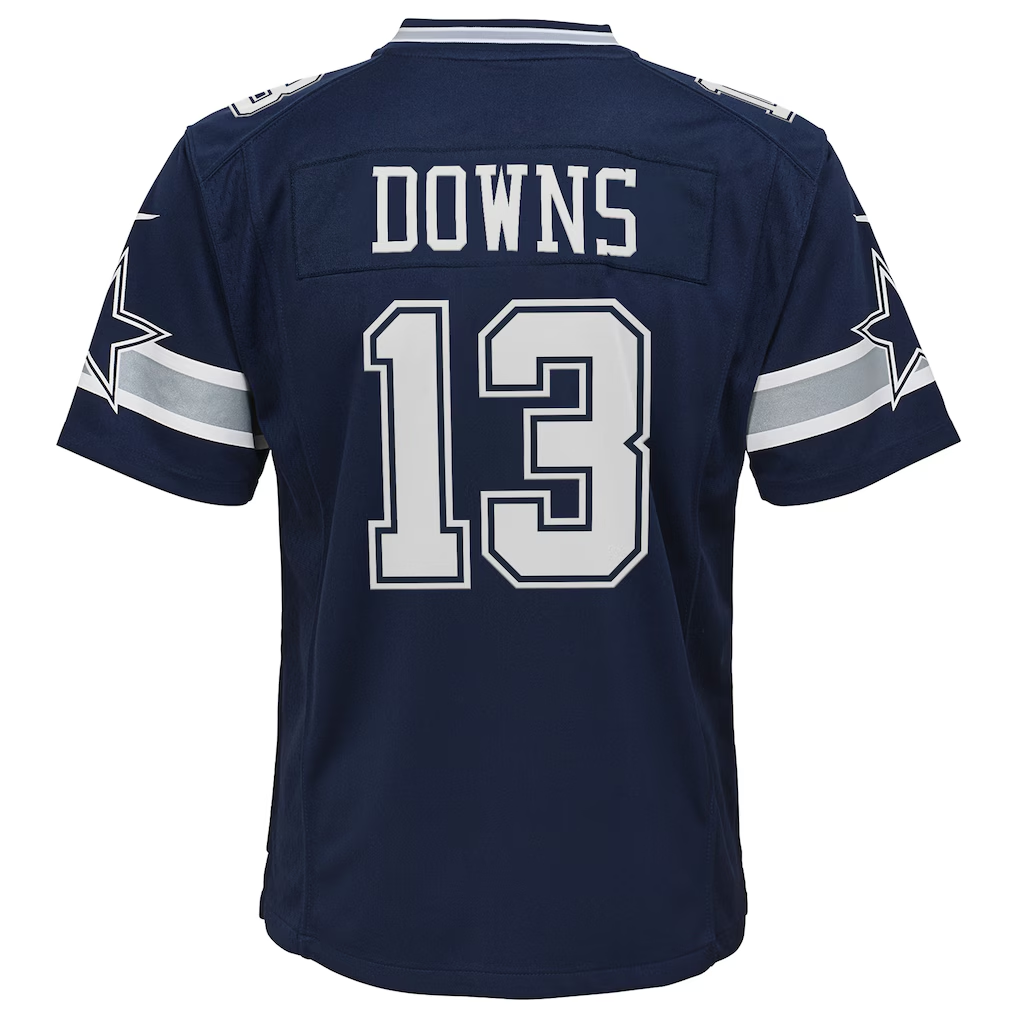 DALLAS COWBOYS CALEB DOWNS YOUTH NIKE GAME JERSEY - NAVY