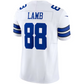 DALLAS COWBOYS CEEDEE LAMB MEN'S FUSE LIMITED JERSEY - WHITE