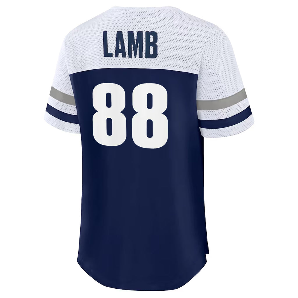 DALLAS COWBOYS CEEDEE LAMB WOMEN'S FANATICS CURL ROUTE T-SHIRT