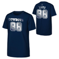 DALLAS COWBOYS CEEDEE LAMB YOUTH THERMAL NAME NUMBER T-SHIRT - NAVY