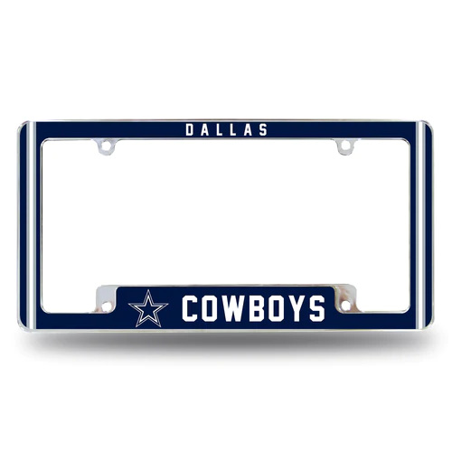 DALLAS COWBOYS CHROME ALL OVER FRAME - ALTERNATE