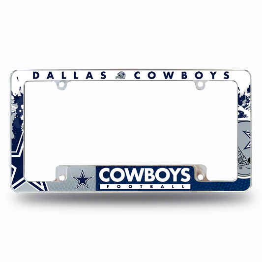 DALLAS COWBOYS CHROME ALL OVER FRAME - PRINT