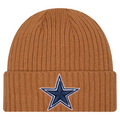 DALLAS COWBOYS COLOR PACK CUFFED KNIT - LIGHT BRONZE