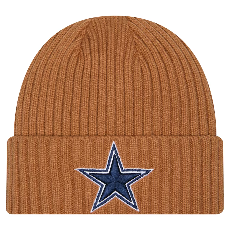 DALLAS COWBOYS COLOR PACK CUFFED KNIT - LIGHT BRONZE