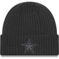DALLAS COWBOYS CORE CLASSIC KNIT BEANIE - CHARCOAL