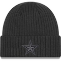 DALLAS COWBOYS CORE CLASSIC KNIT BEANIE - CHARCOAL