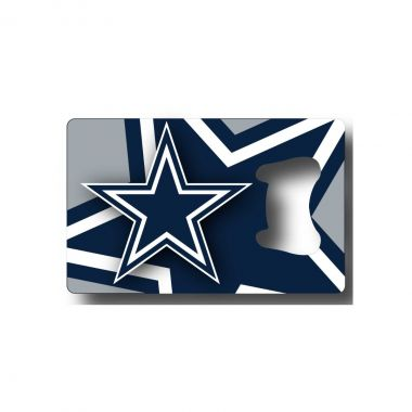 DALLAS COWBOYS CREDIT CARD BOTTLE OPENER MAGNET