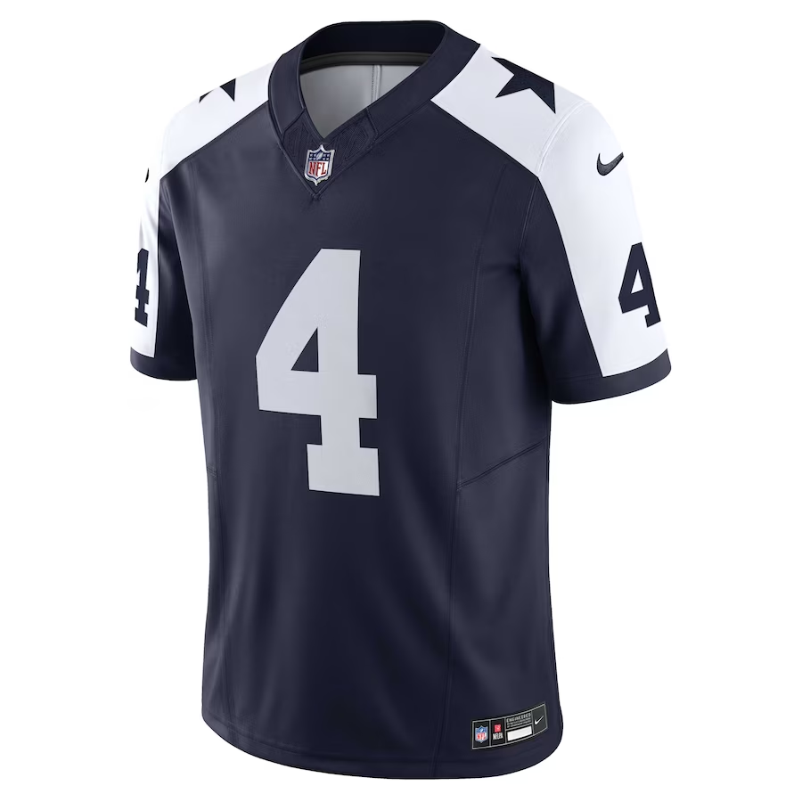 DALLAS COWBOYS DAK PRESCOTT MEN'S FUSE LIMITED JERSEY - THROWBACK