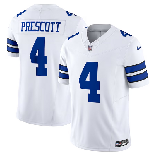 DALLAS COWBOYS DAK PRESCOTT MEN'S FUSE LIMITED JERSEY - WHITE