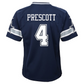 DALLAS COWBOYS DAK PRESCOTT TODDLER GAME JERSEY - NAVY