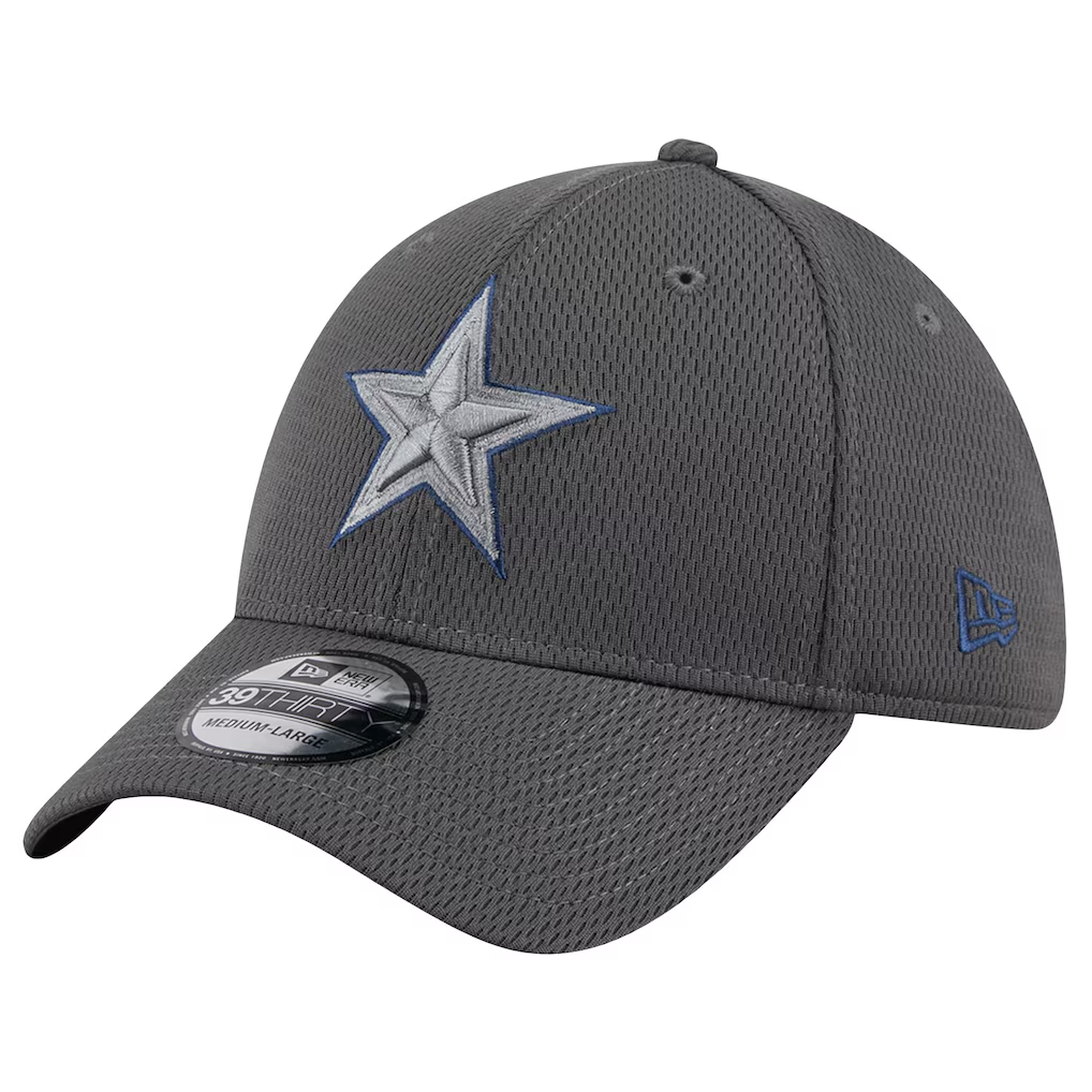 DALLAS COWBOYS EVERGREEN DM 39THIRTY FLEX FIT HAT - GRAPHITE