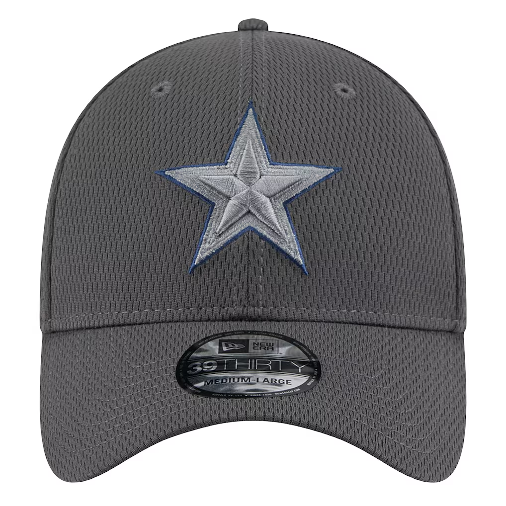 DALLAS COWBOYS EVERGREEN DM 39THIRTY FLEX FIT HAT - GRAPHITE