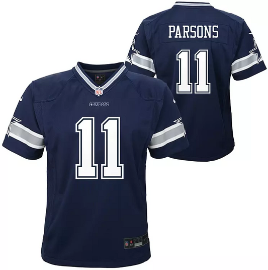 DALLAS COWBOYS GIRLS  MICAH PARSONS NIKE GAME JERSEY - NAVY