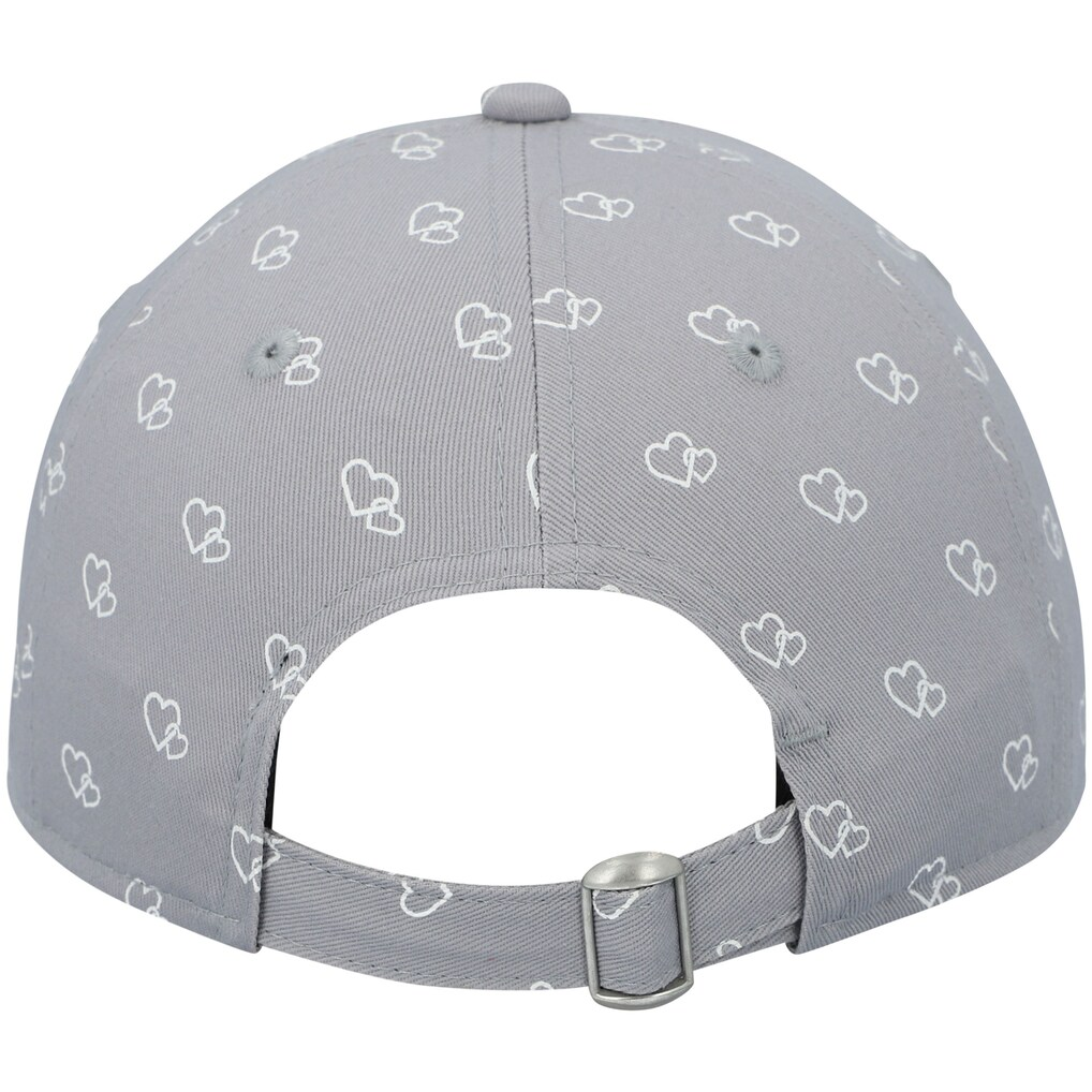 DALLAS COWBOYS GIRLS YOUTH NEW ERA LOGO POP 9TWENTY ADJUSTABLE HAT - GRAY