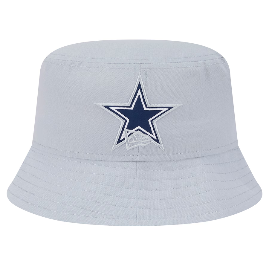 DALLAS COWBOYS HELMET PACK BUCKET HAT - GRAY