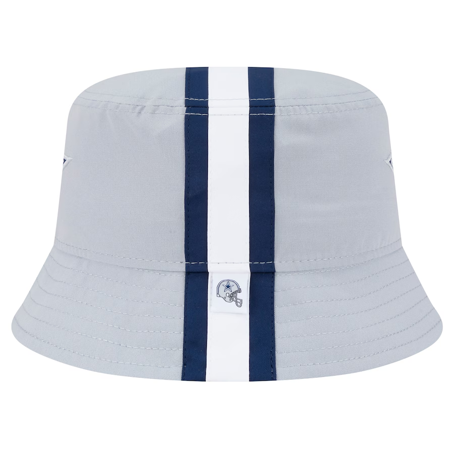 DALLAS COWBOYS HELMET PACK BUCKET HAT - GRAY