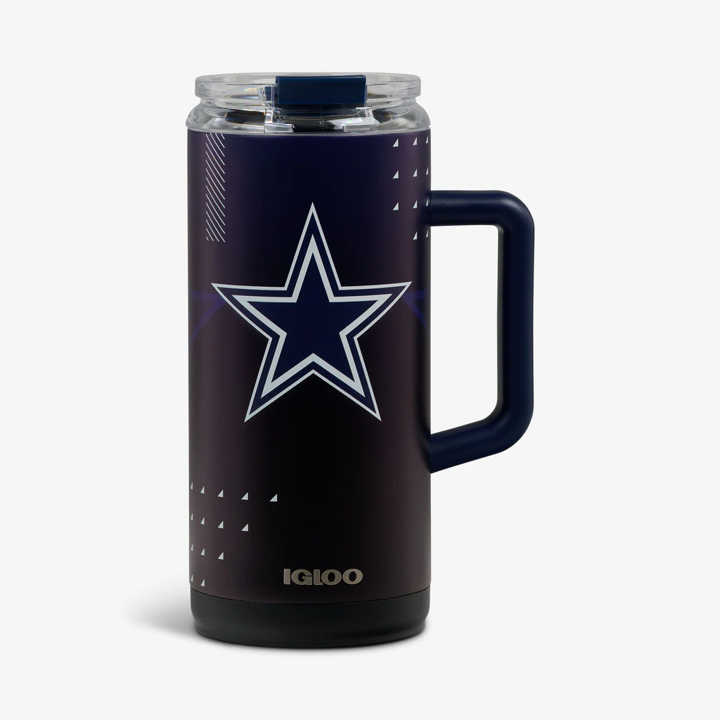 DALLAS COWBOYS IGLOO NFL 1L BEER MUG - NAVY/BLACK