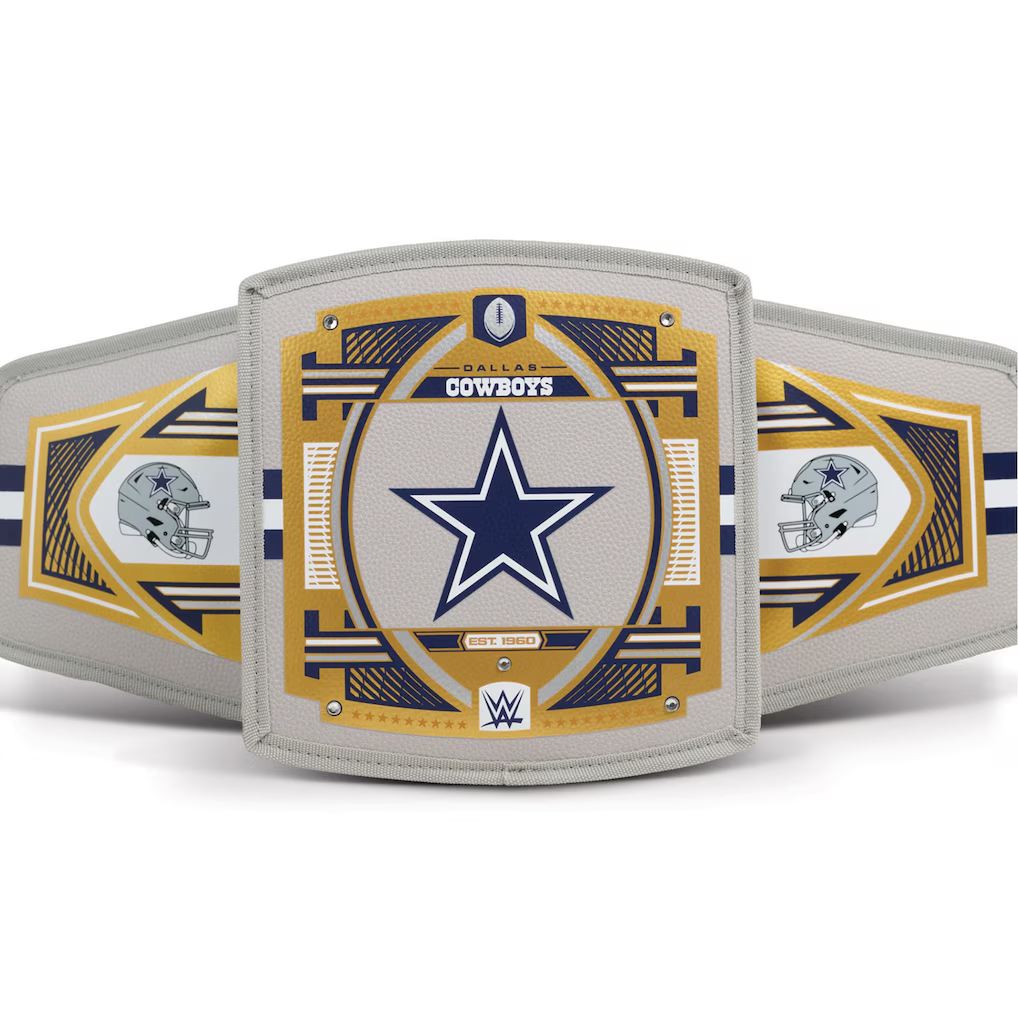DALLAS COWBOYS IGLOO WWE LEGACY BELT COOLER - GREY