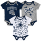 DALLAS COWBOYS INFANT ALL DAY PLAY 3-PIECE BODYSUIT SET