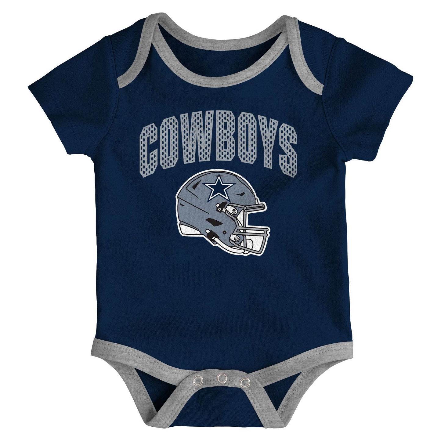 DALLAS COWBOYS INFANT ALL DAY PLAY 3-PIECE BODYSUIT SET