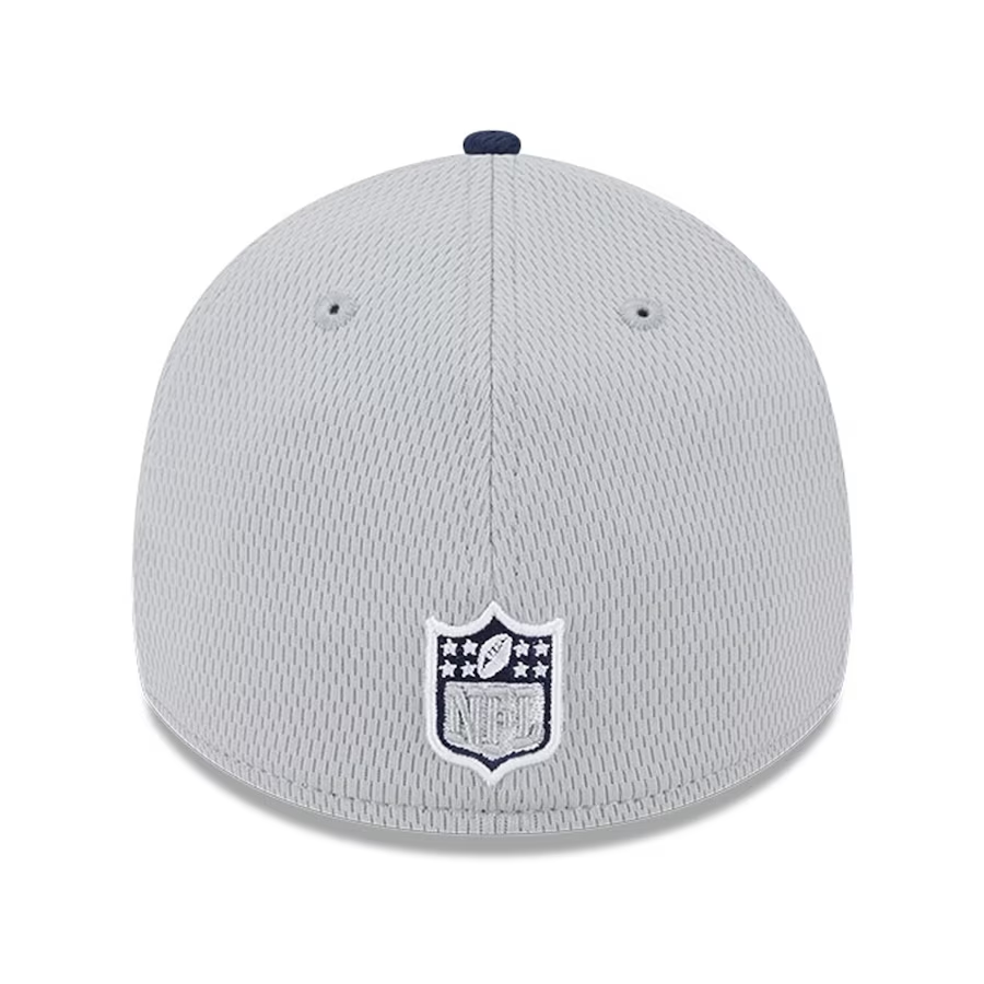 DALLAS COWBOYS JR 2023 SIDELINE 39THIRTY FLEX FIT HAT - GRAY/BLUE