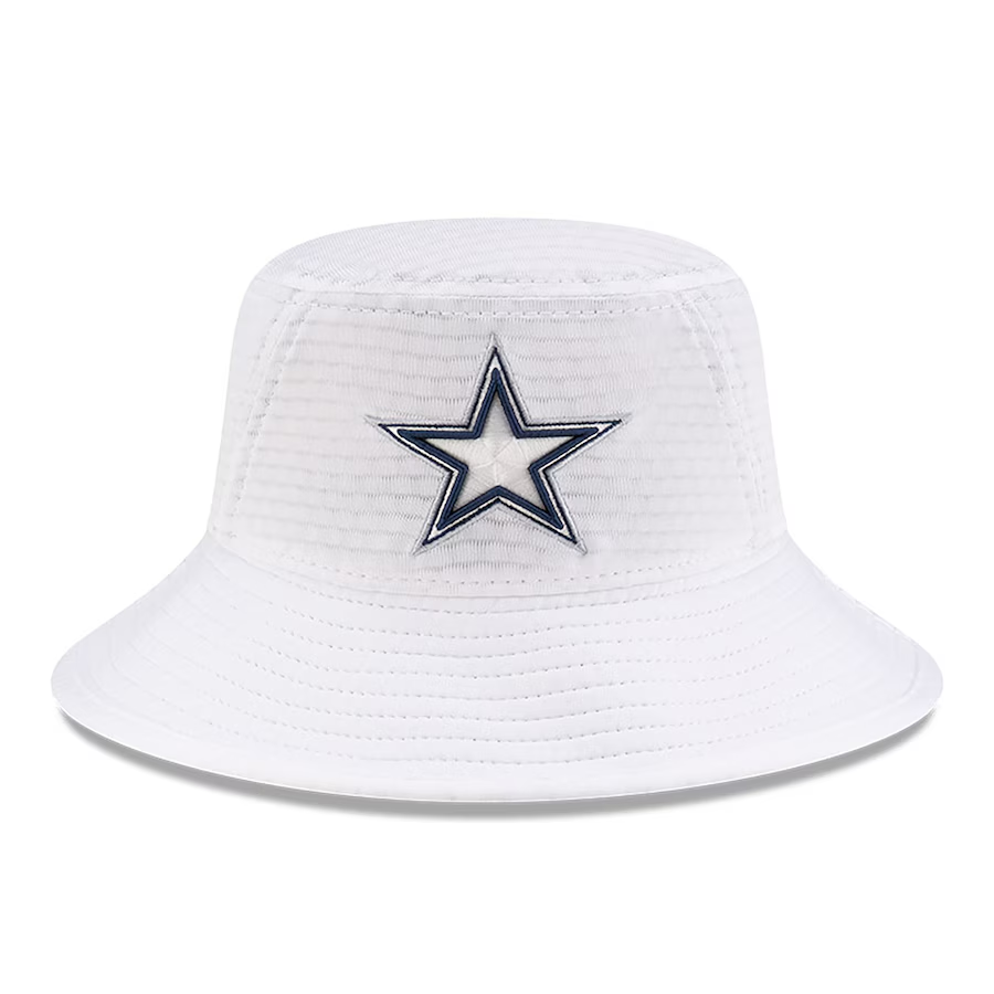DALLAS COWBOYS JR 2024 NFL TRAINING CAMP BUCKET HAT - WHITE