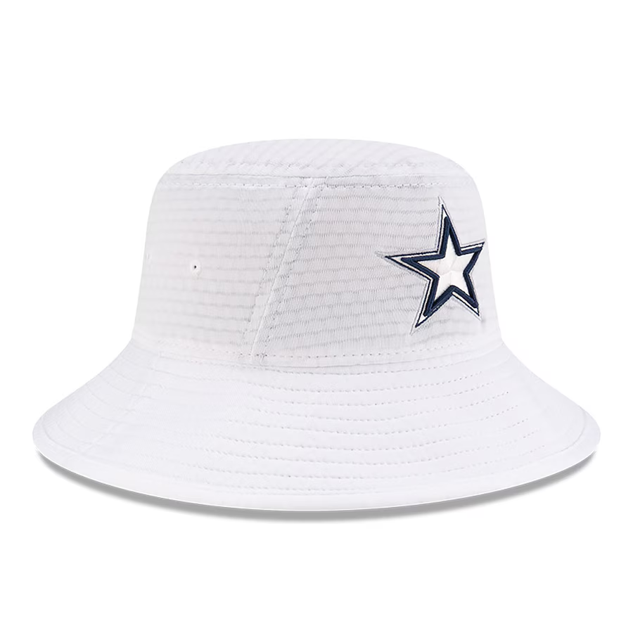 DALLAS COWBOYS JR 2024 NFL TRAINING CAMP BUCKET HAT - WHITE